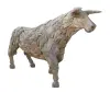 Artikelbild 3 des Artikels “Stehender Stier. Kunstvoll gefertigt aus einzelnen Teakholzstücken. Der Kopf ist aus Holz geschnitzt. Die Größe ist 247cm Länge. “